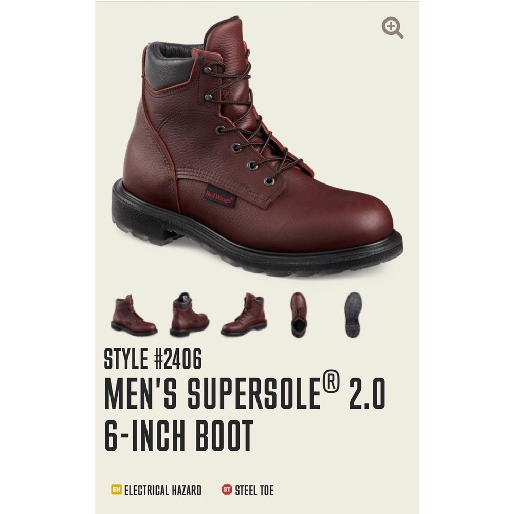 Redwing MEN'S SUPERSOLE® 2.0 6-INCH BOOT